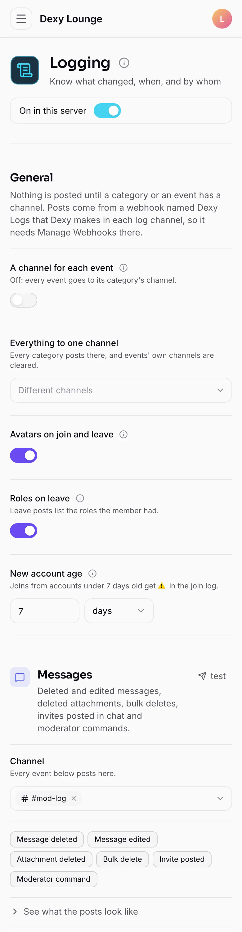 One page on a phone